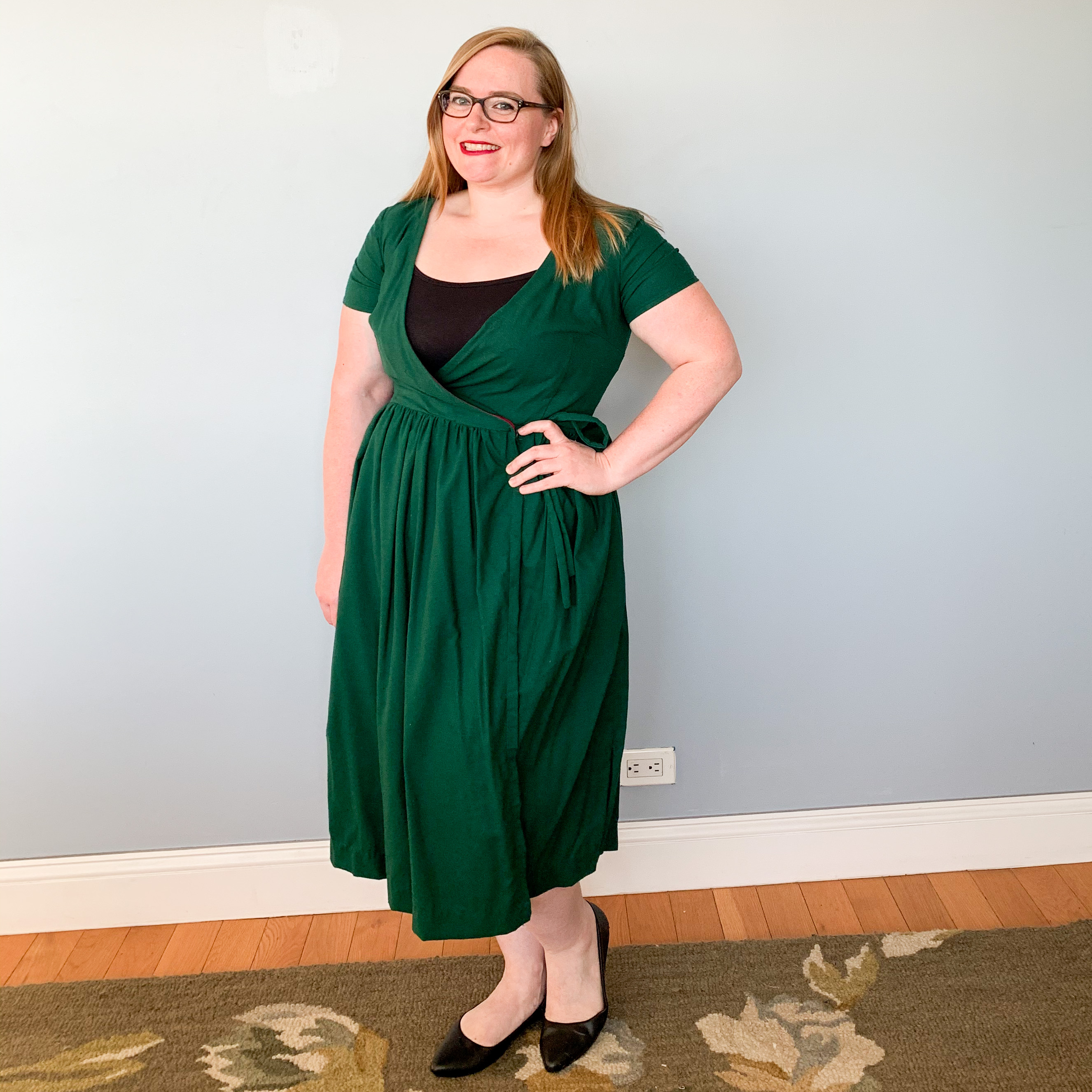 Pattern Review: By Hand London Hannah Dress} |